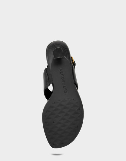 Aerosoles Heeled Sandal in Black