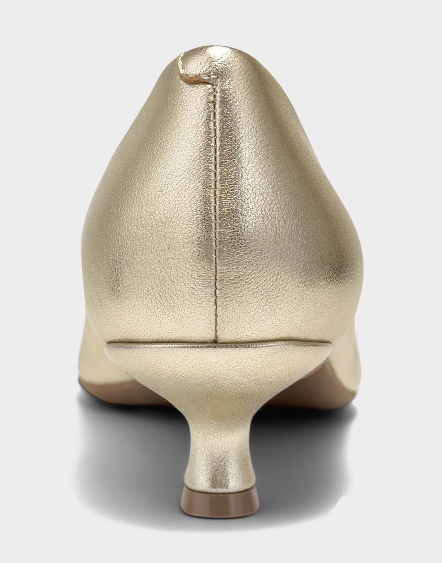 Aerosoles Kitten Heel in Soft Gold