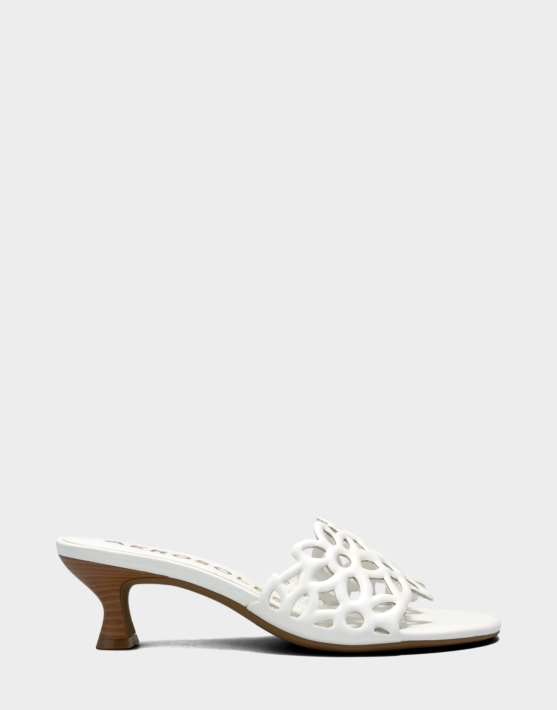Aerosoles Heeled Sandal in White
