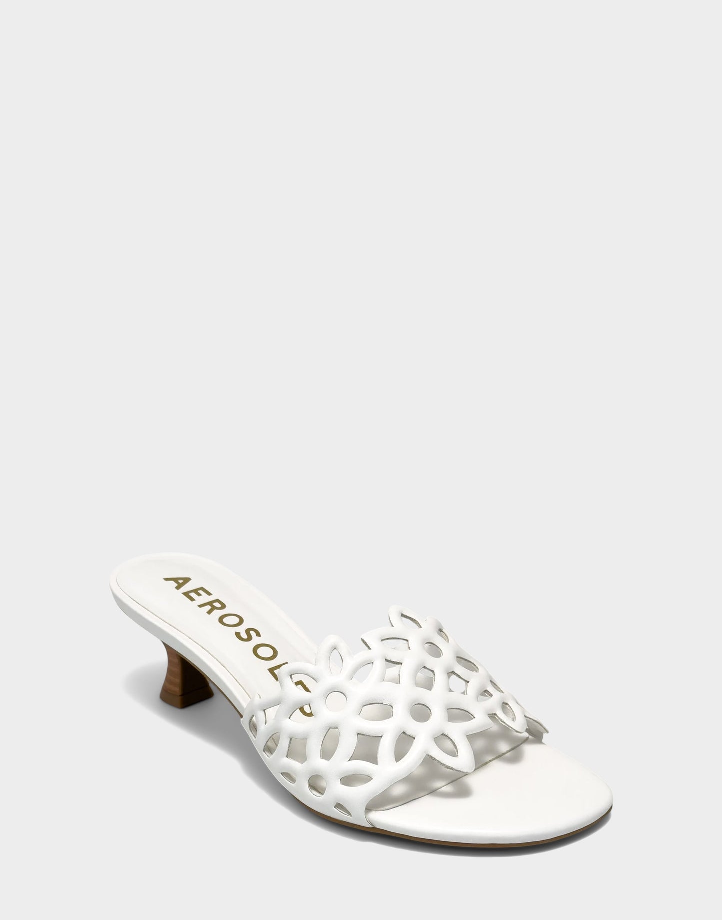 Aerosoles Heeled Sandal in White