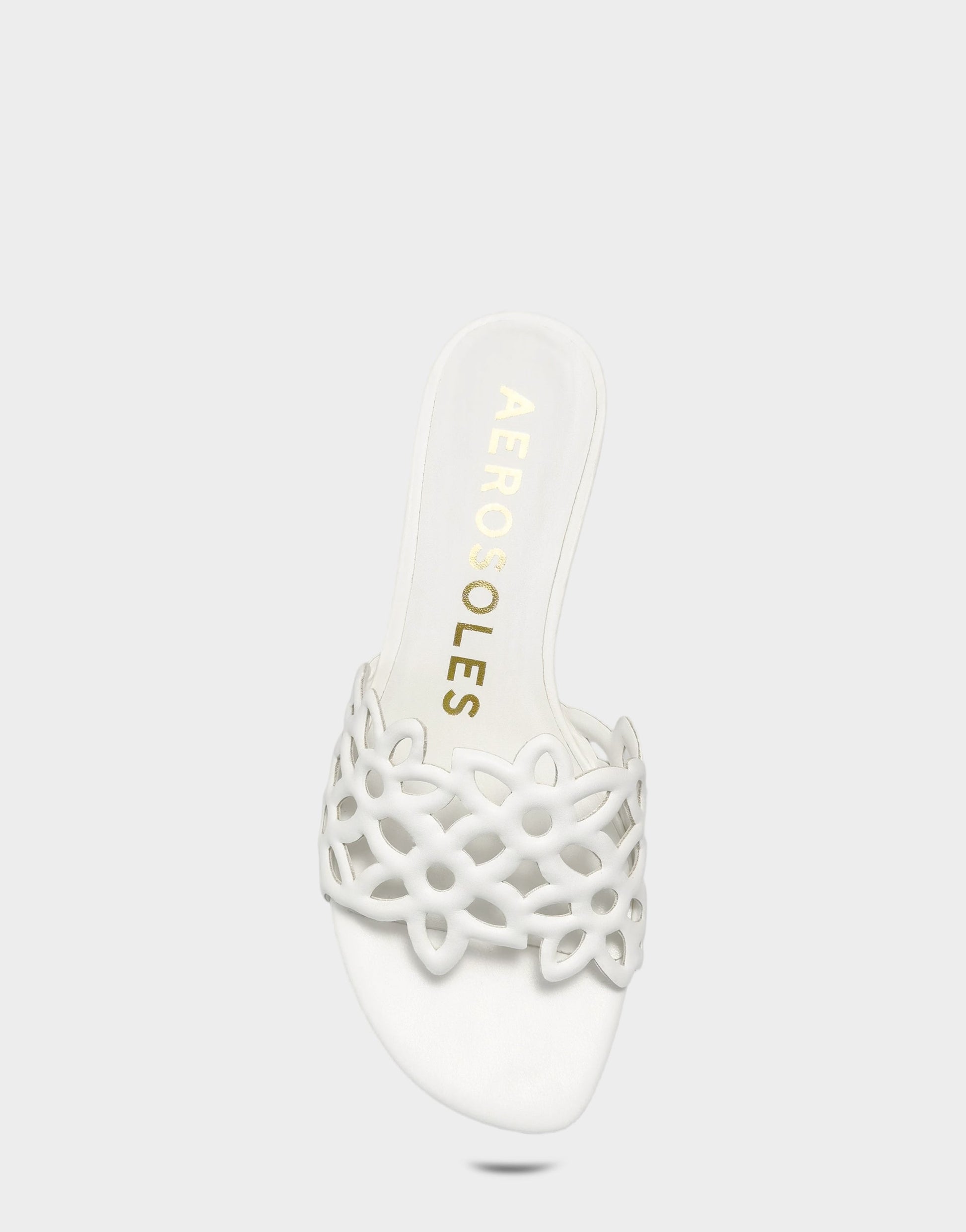 Aerosoles Heeled Sandal in White