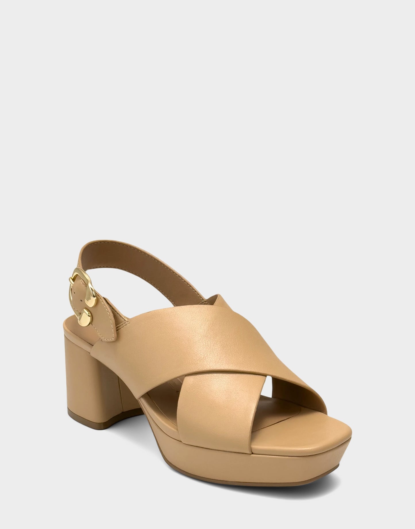 Aerosoles Platform Sandal in Natural