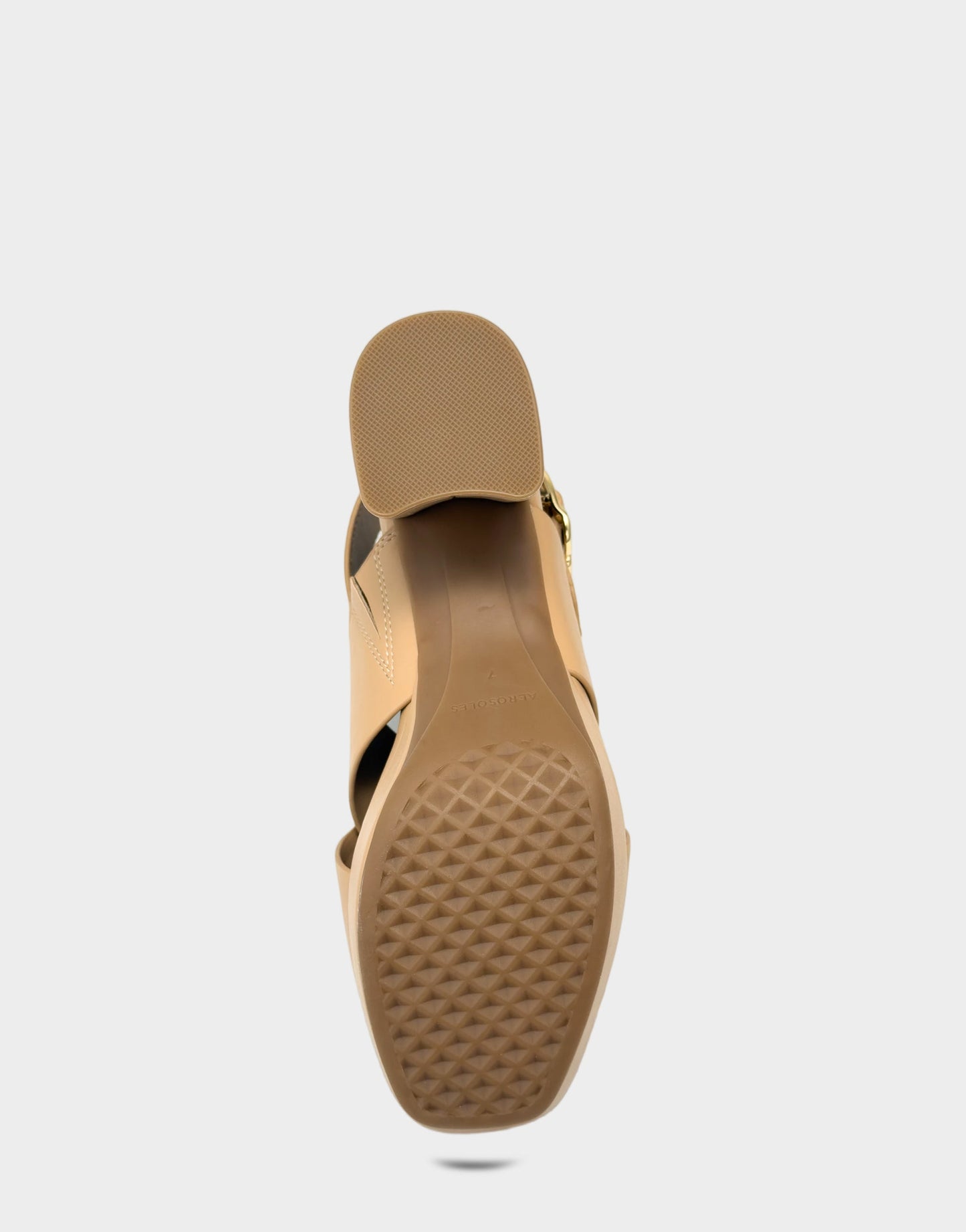 Aerosoles Platform Sandal in Natural