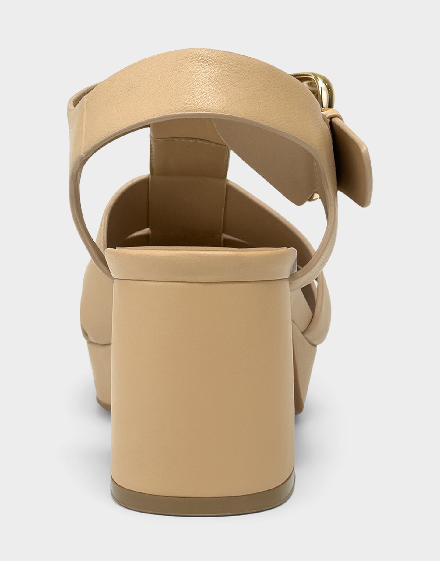 Aerosoles Platform Sandal in Beige Bisque