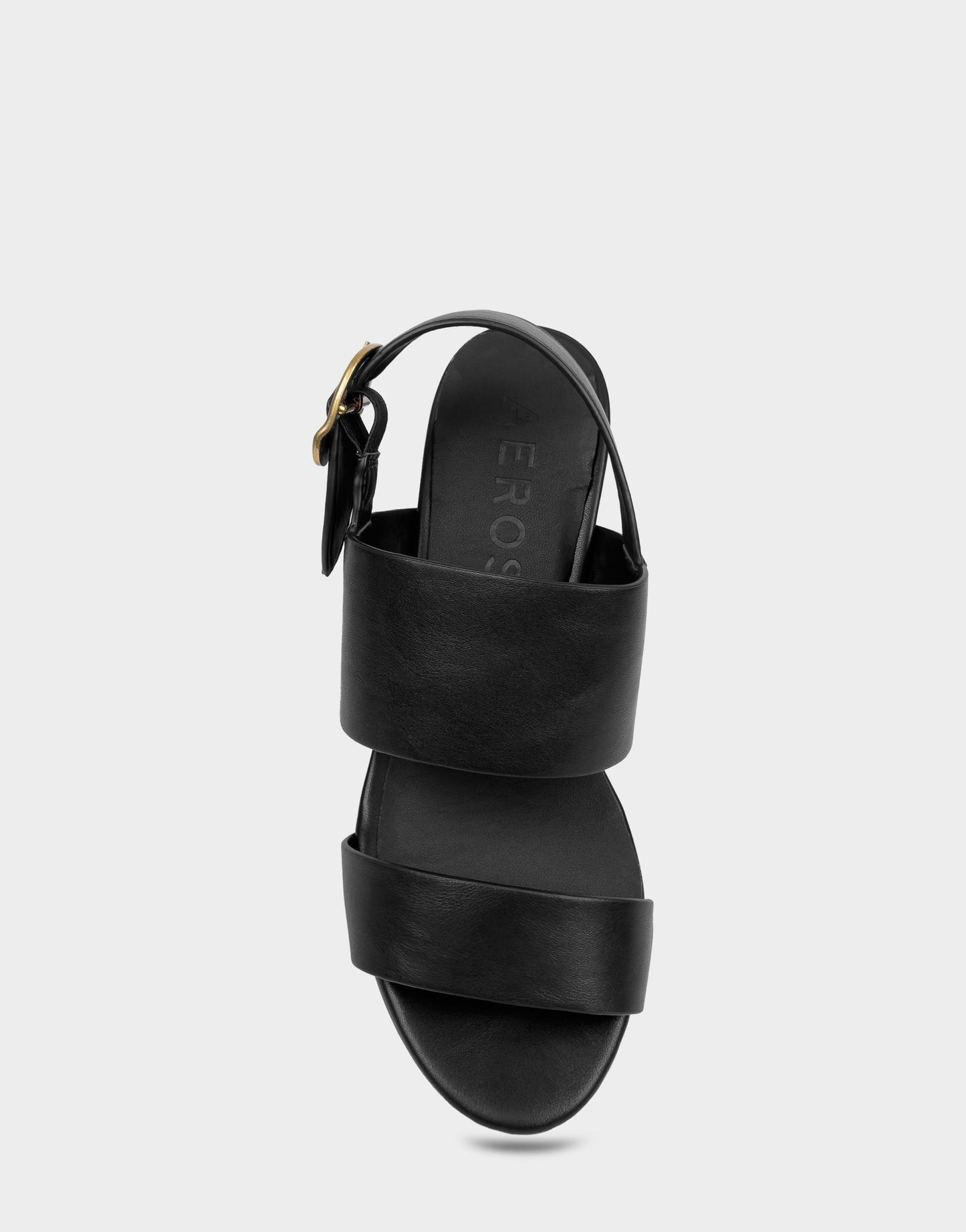 Aerosoles Platform Sandal in Black