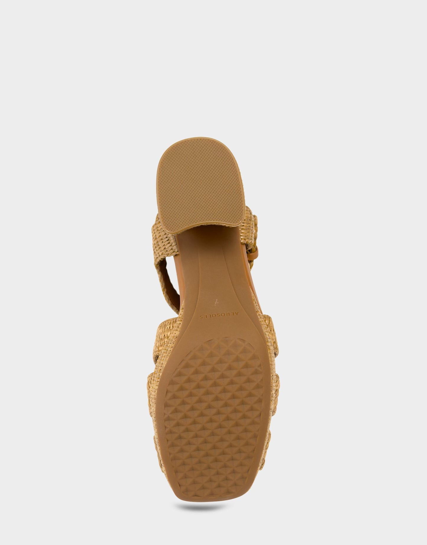 Aerosoles Platform Sandal in Natural