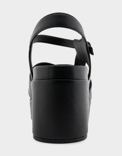 Aerosoles Platform Sandals in Black