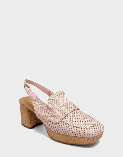 Aerosoles Dress Platform in Pale Pink