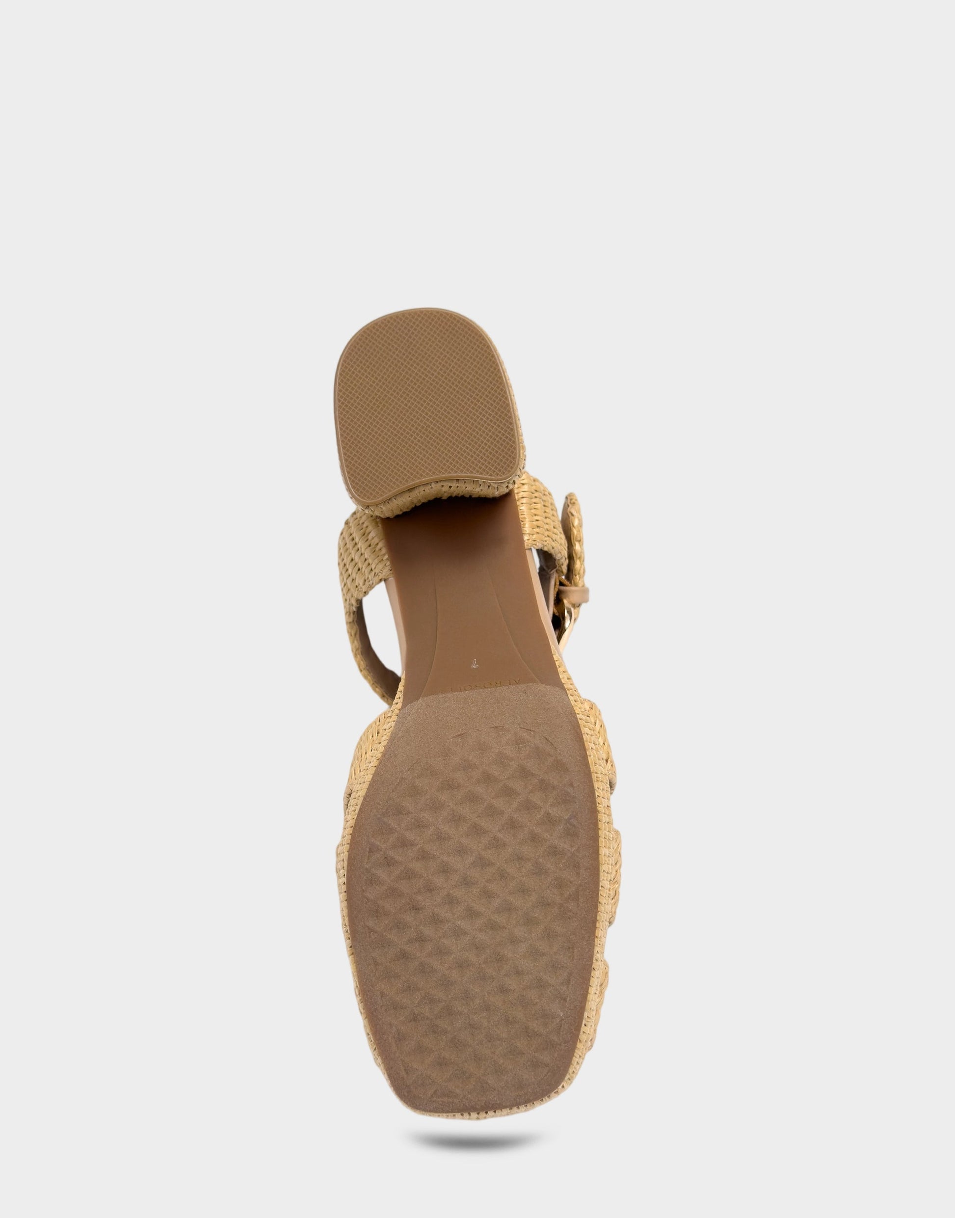 Aerosoles Platform Sandal in Natural