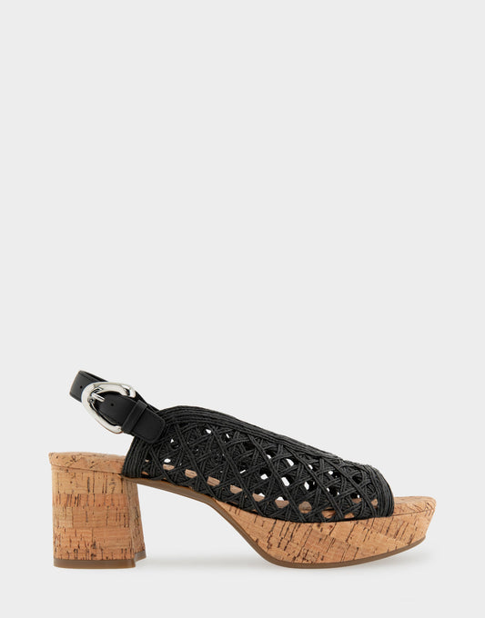 Aerosoles Platform Sandals in Black