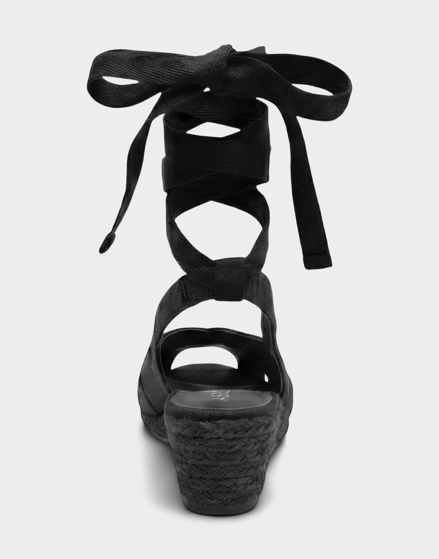 Aerosoles Lace Up Espadrille Wedge in Black