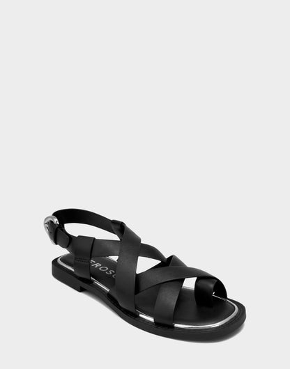 Aerosoles Flat Sandal in Black