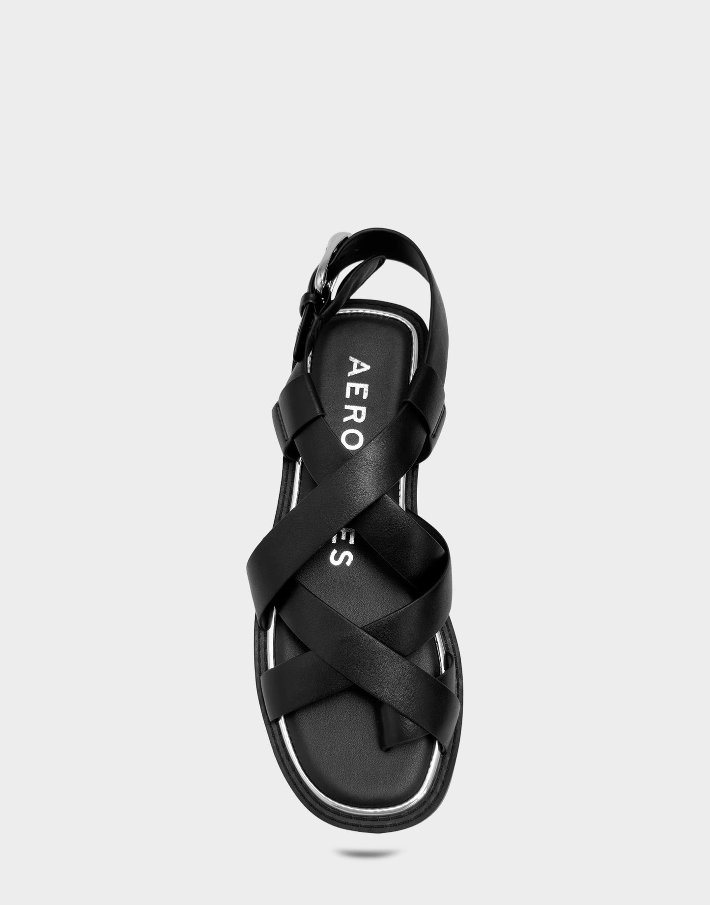 Aerosoles Flat Sandal in Black