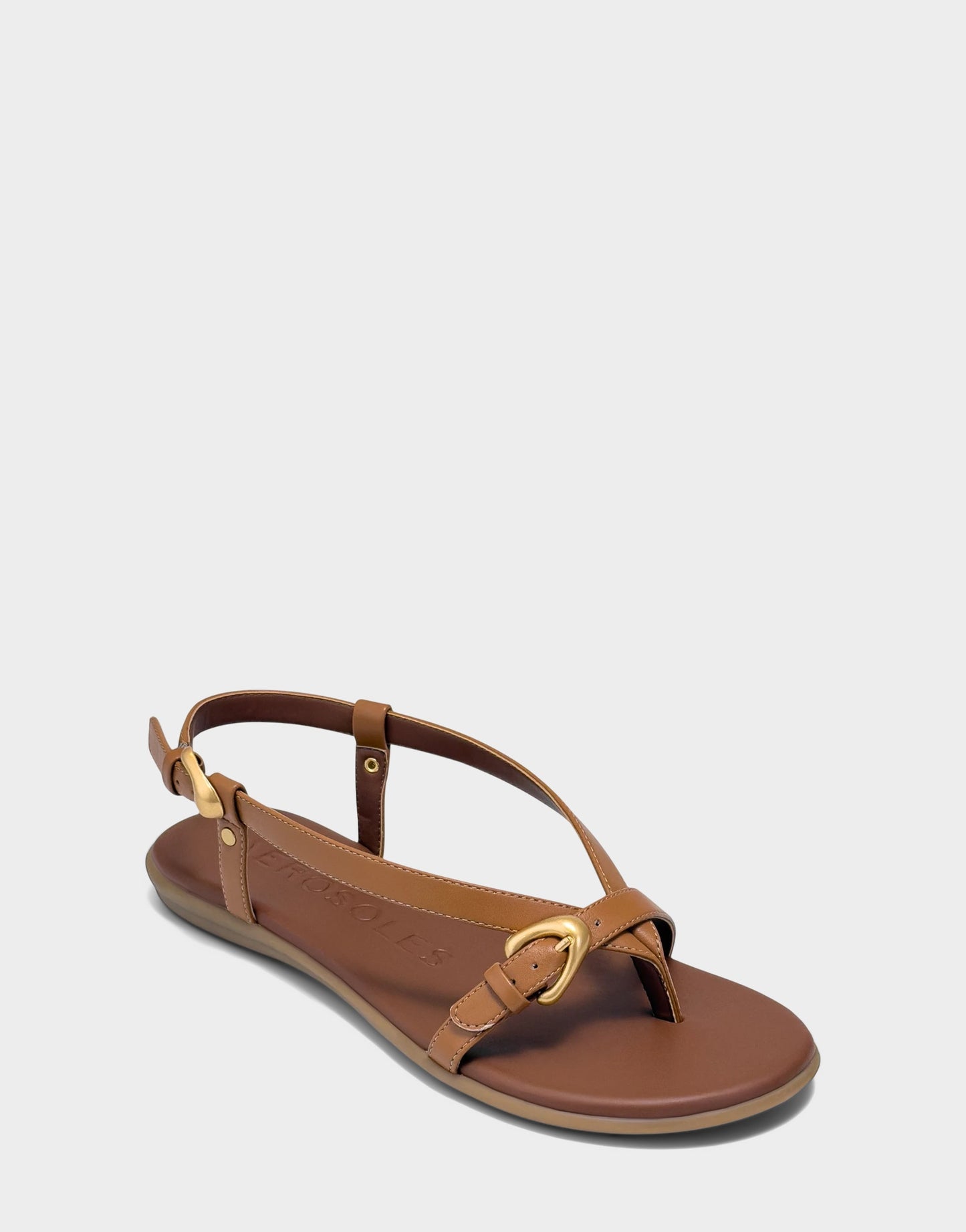 Aerosoles Flat Sandal in Tan