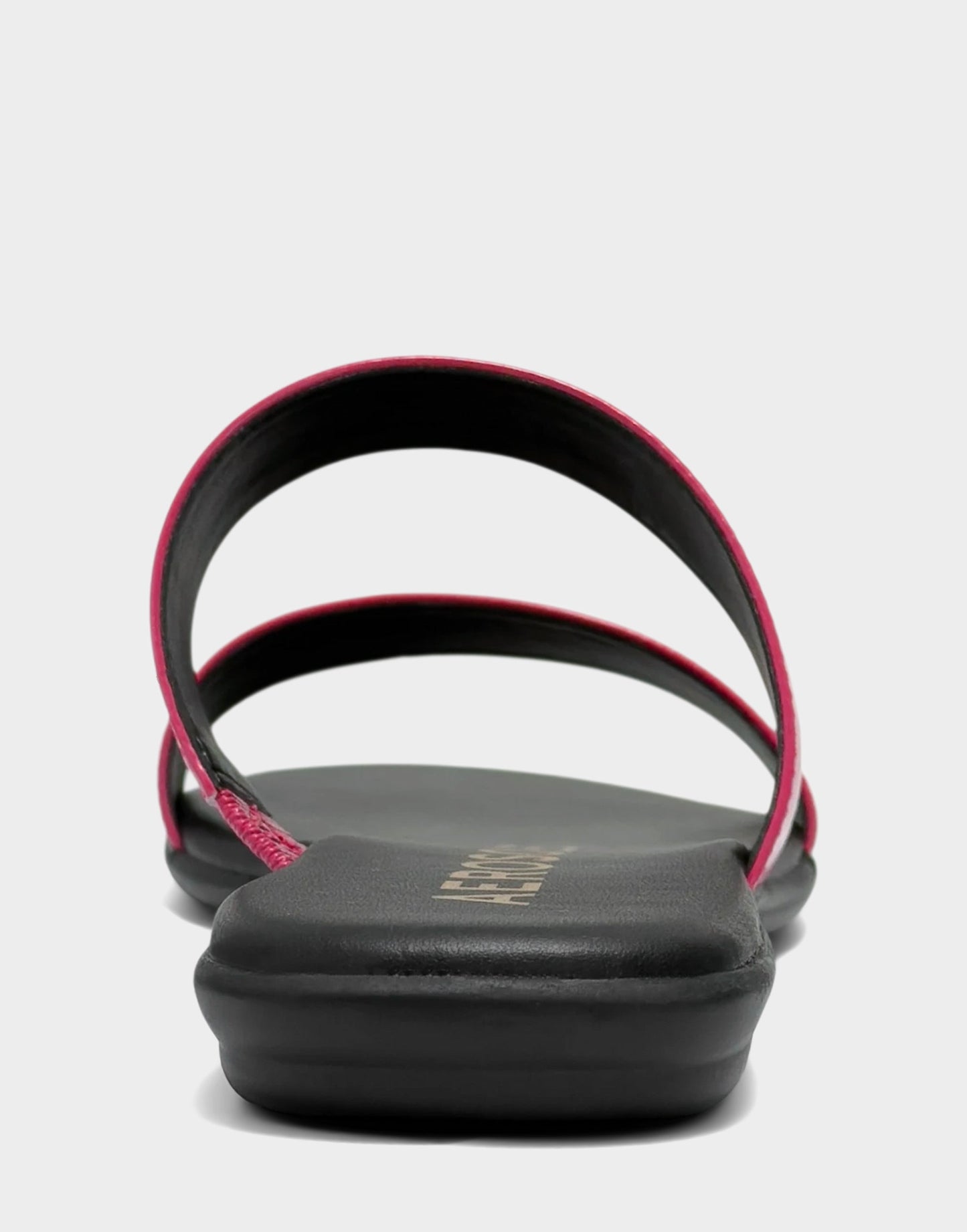 Aerosoles Flat Sandal in Pink Crinkle Patent
