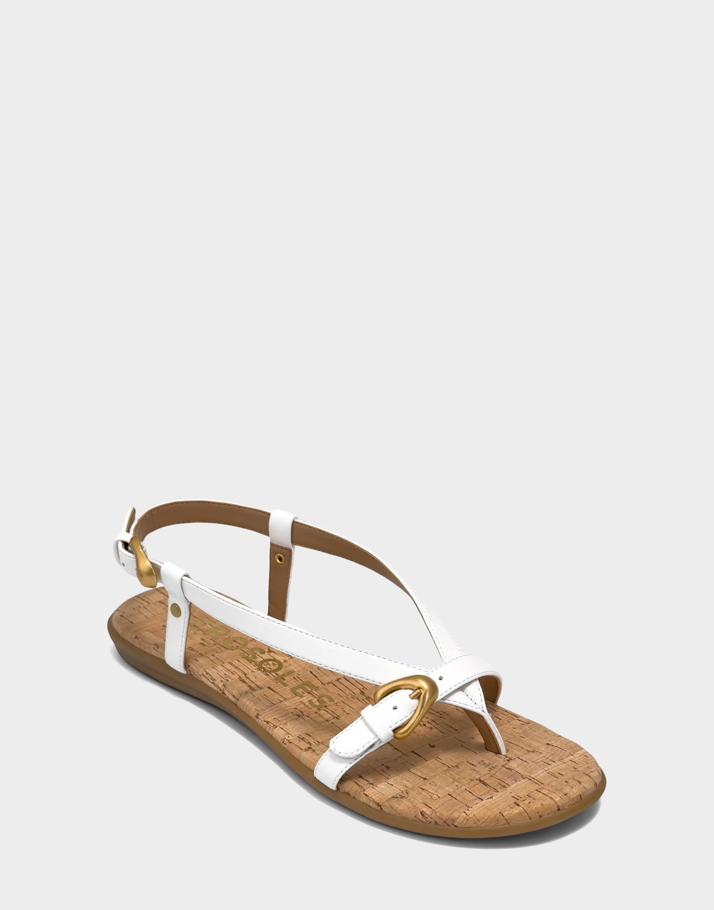 Aerosoles Flat Sandal in White