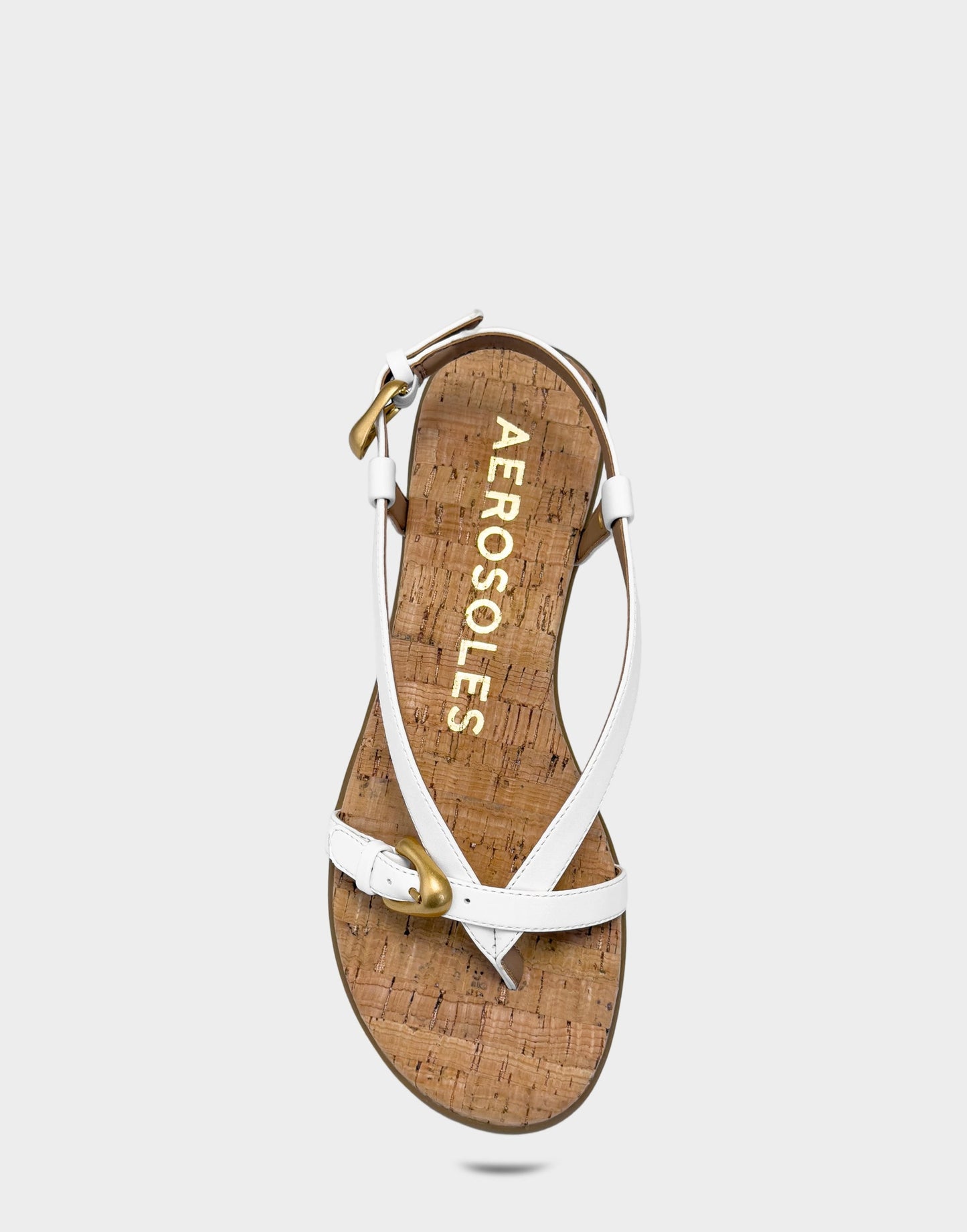 Aerosoles Flat Sandal in White