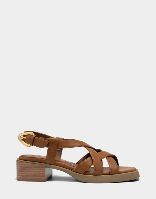 Aerosoles Heeled Sandal in Tan
