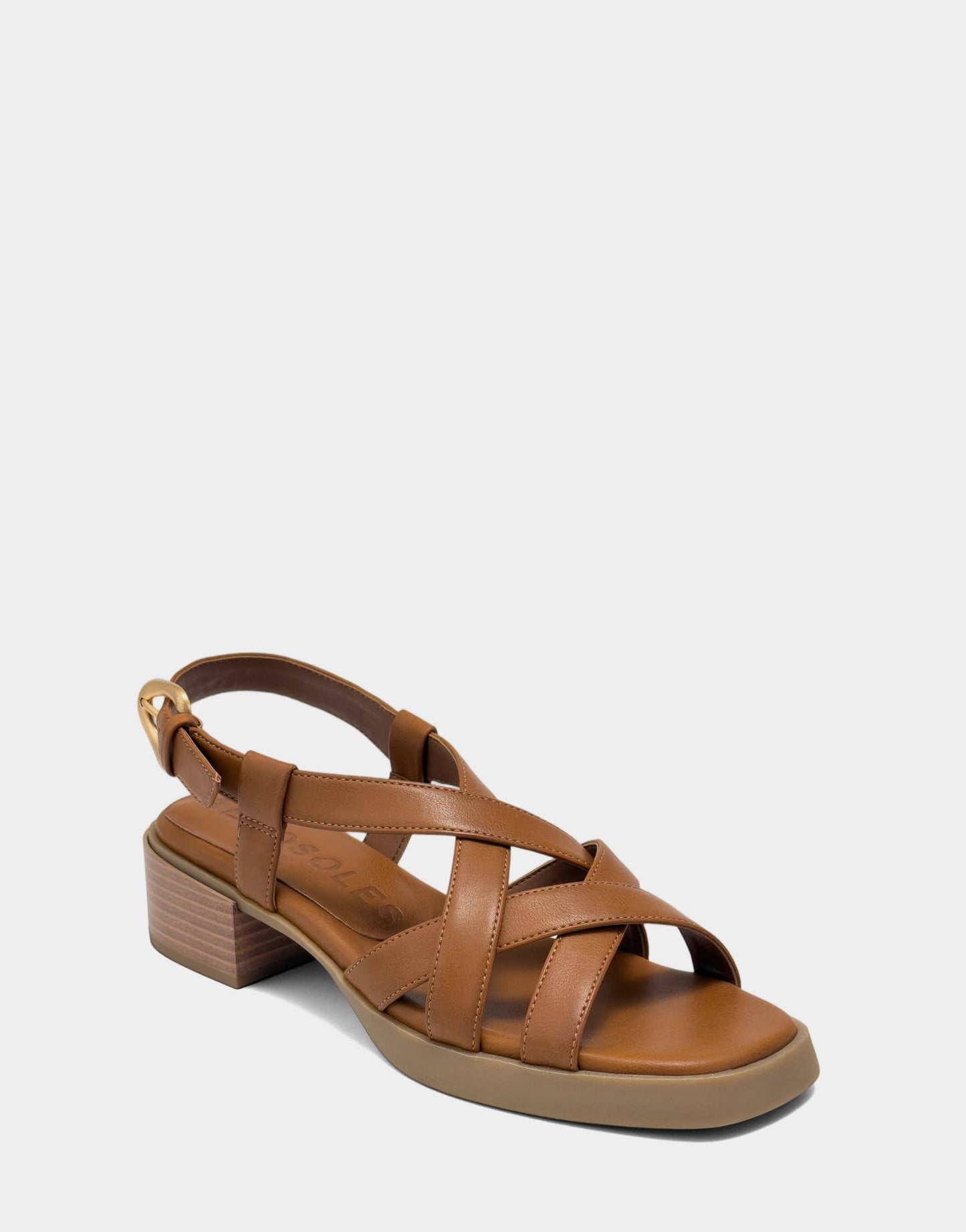 Aerosoles Heeled Sandal in Tan