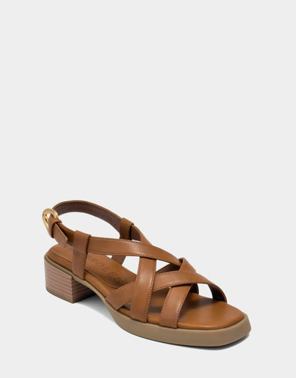Aerosoles Heeled Sandal in Tan