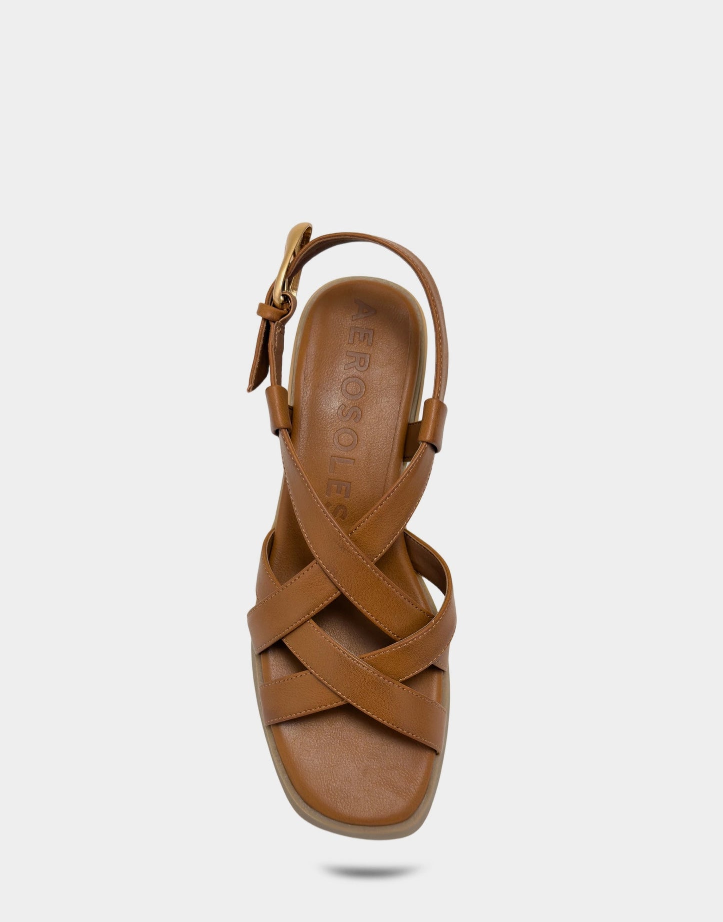 Aerosoles Heeled Sandal in Tan