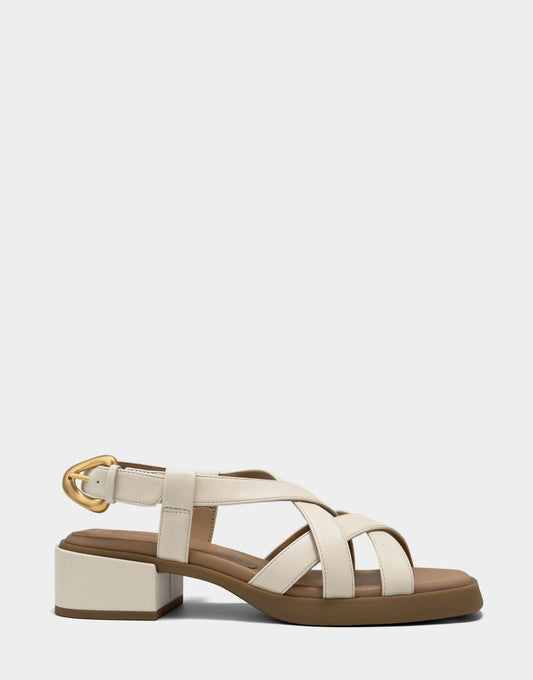 Aerosoles Heeled Sandal in Eggnog