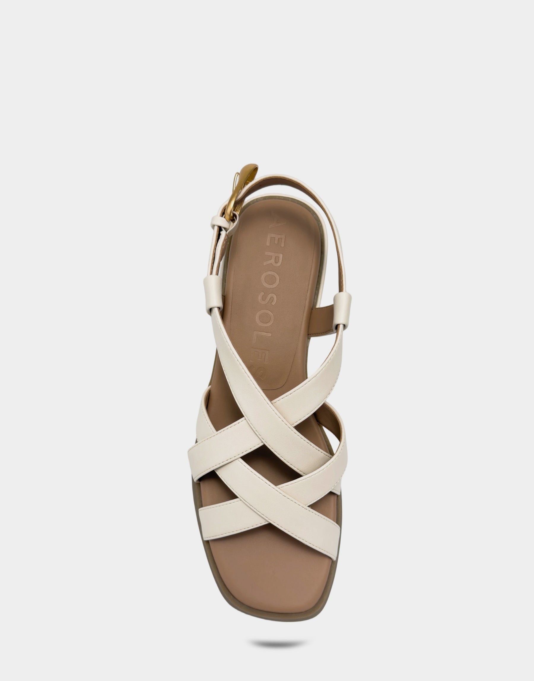 Aerosoles Heeled Sandal in Eggnog