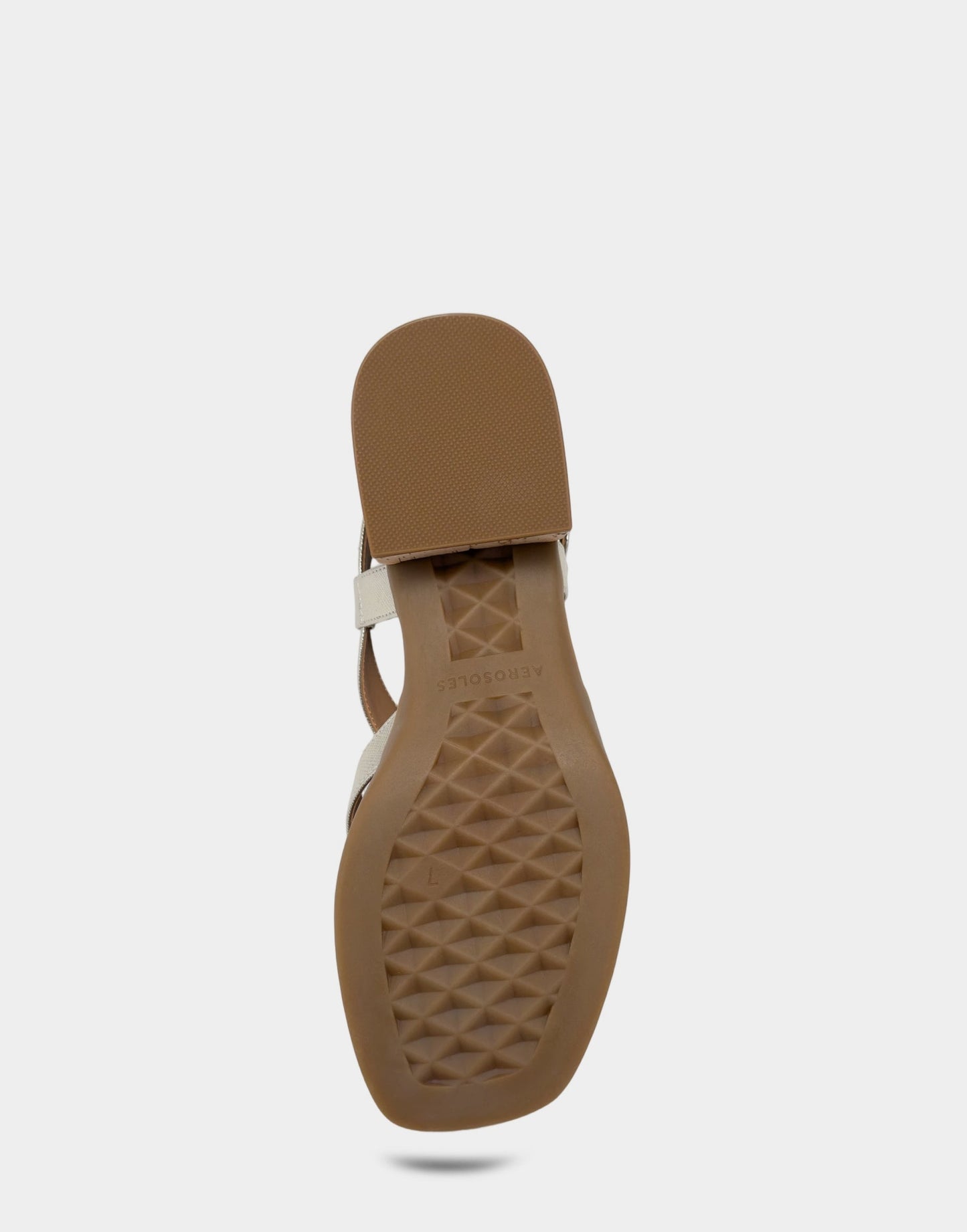 Aerosoles Heeled Sandal in Soft Gold
