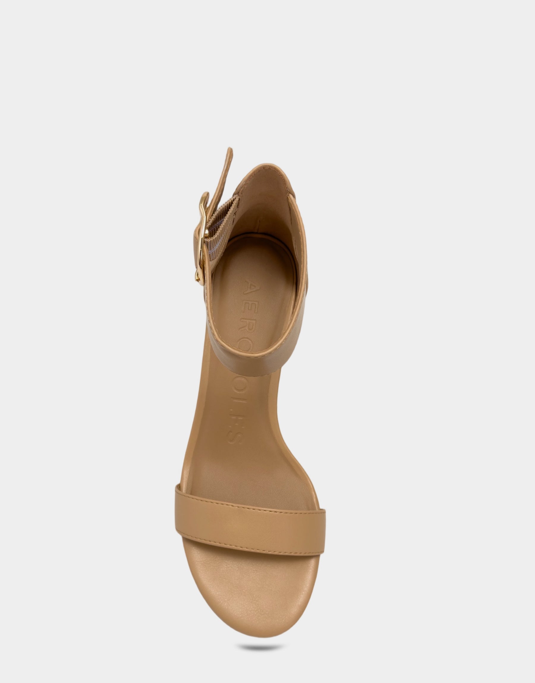 Aerosoles Low Heeled Sandal in Beige Bisque
