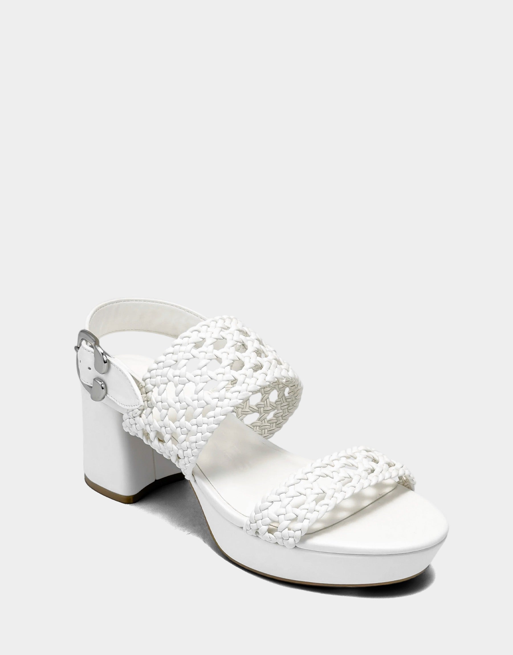 Aerosoles Platform Sandal in White