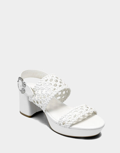 Aerosoles Platform Sandal in White
