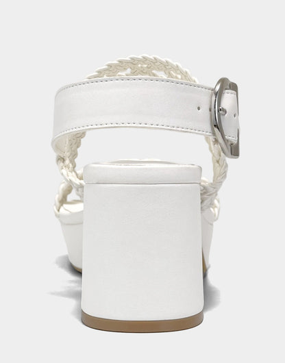 Aerosoles Platform Sandal in White