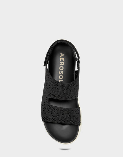 Aerosoles Sport Sandal in Black