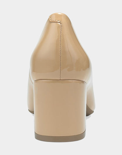 Aerosoles Mid Heel Pump in Beige Bisque