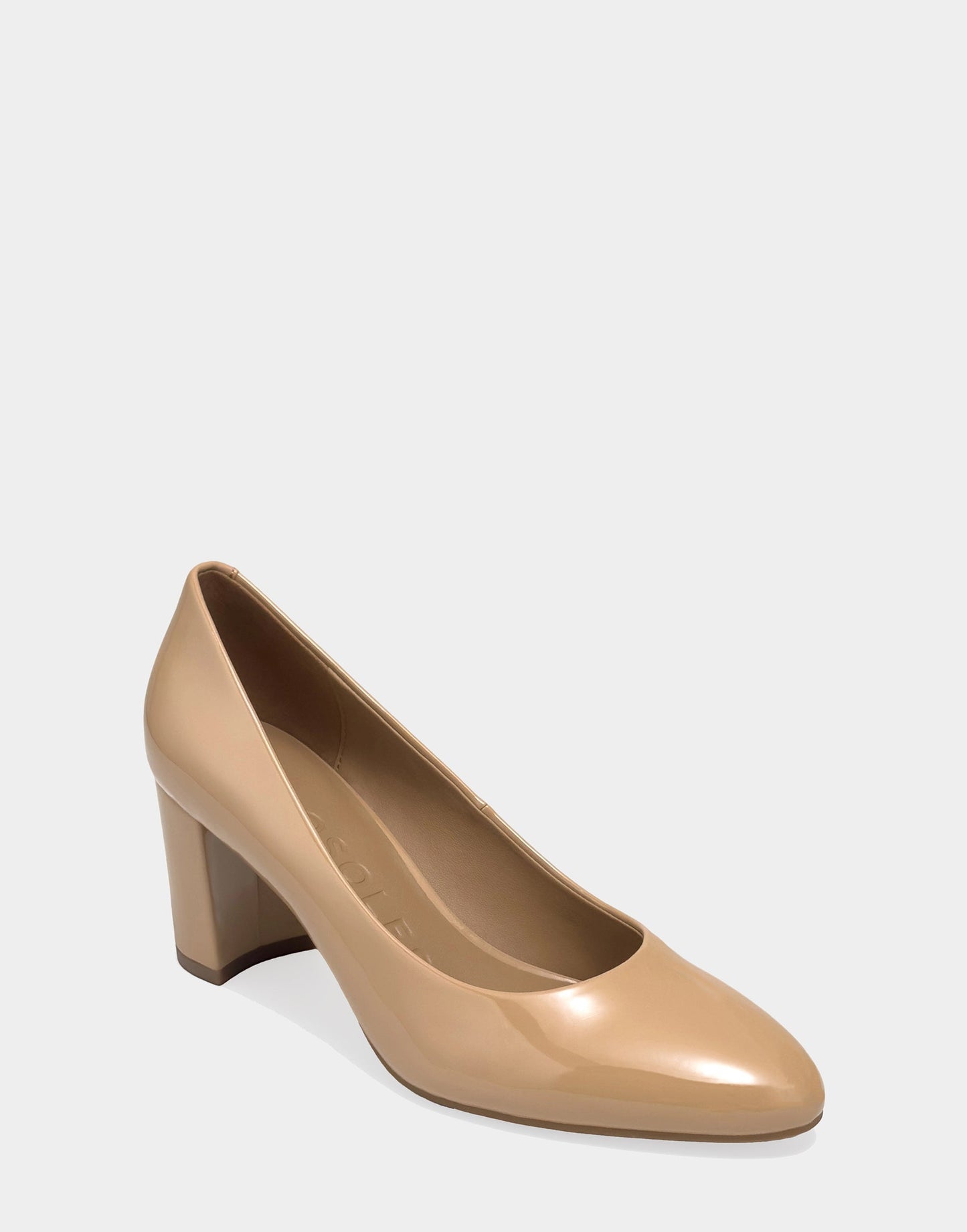 Aerosoles Pump In Beige Patent