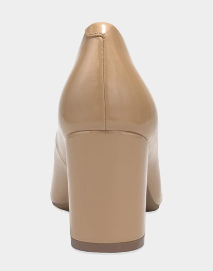 Aerosoles Pump In Beige Patent