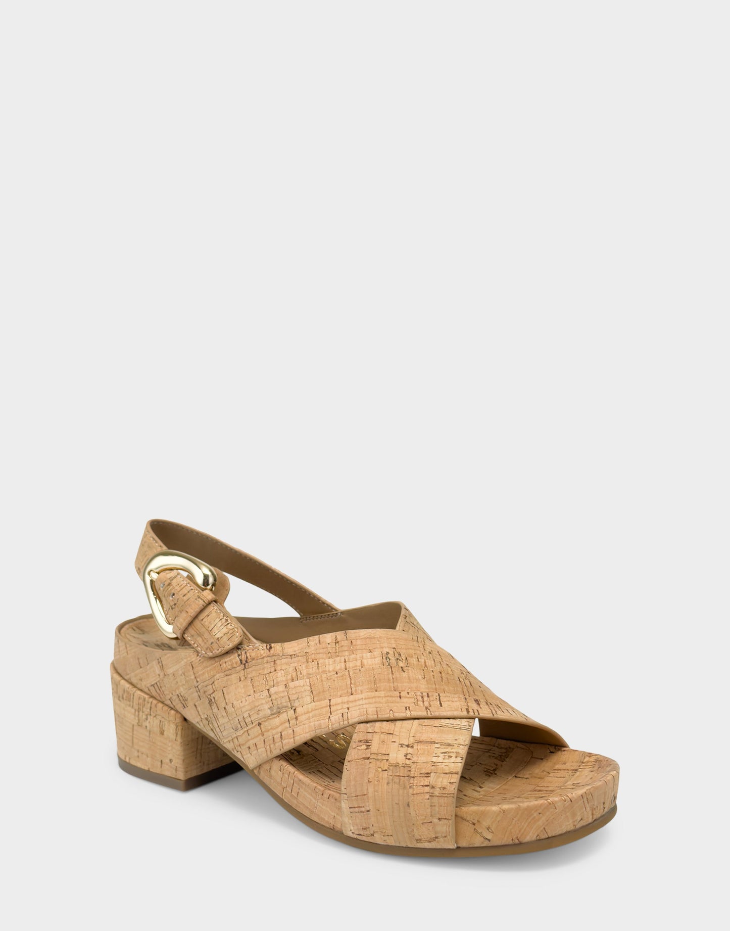 Aerosoles Heeled Sandal in Natural