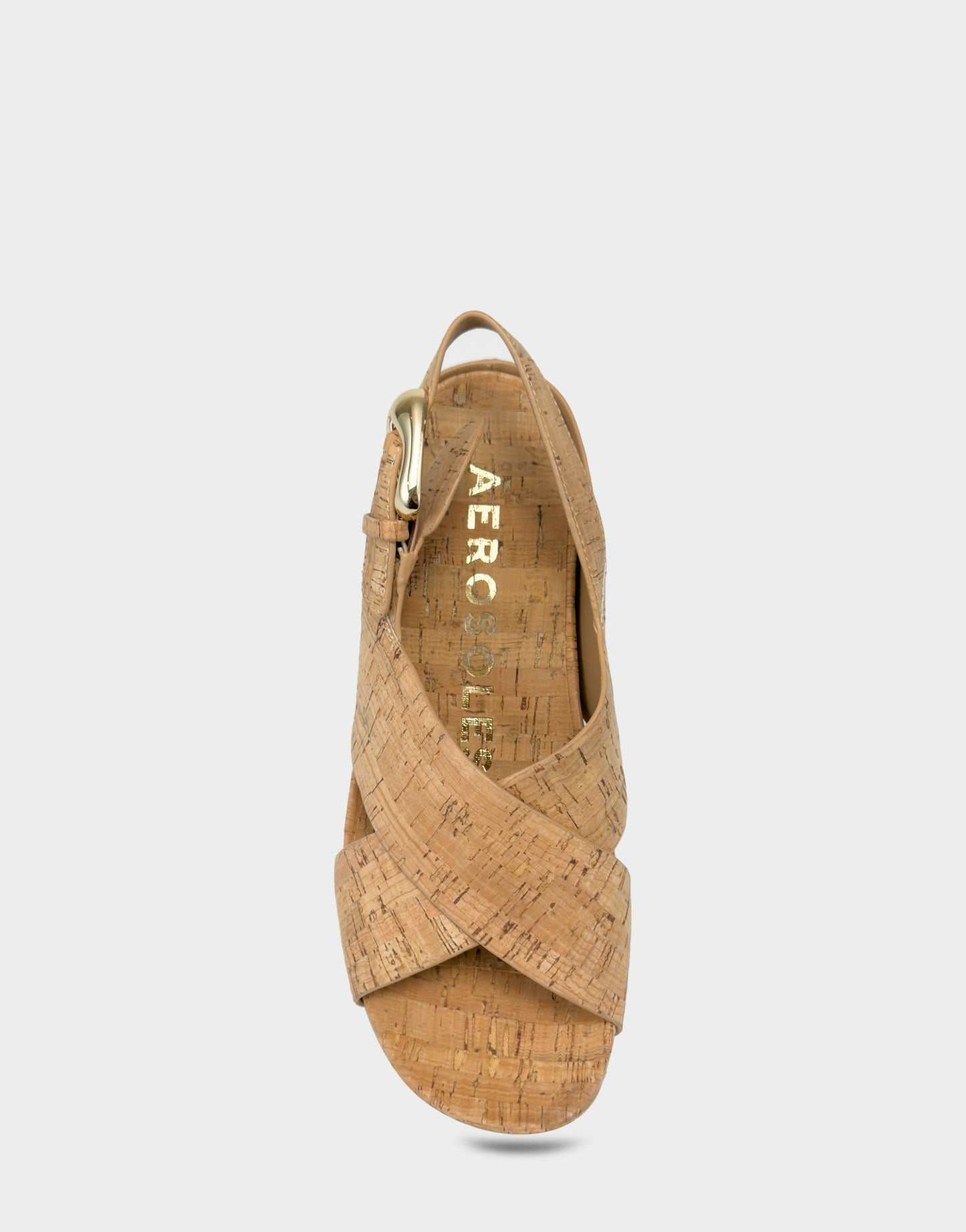 Aerosoles Heeled Sandal in Natural