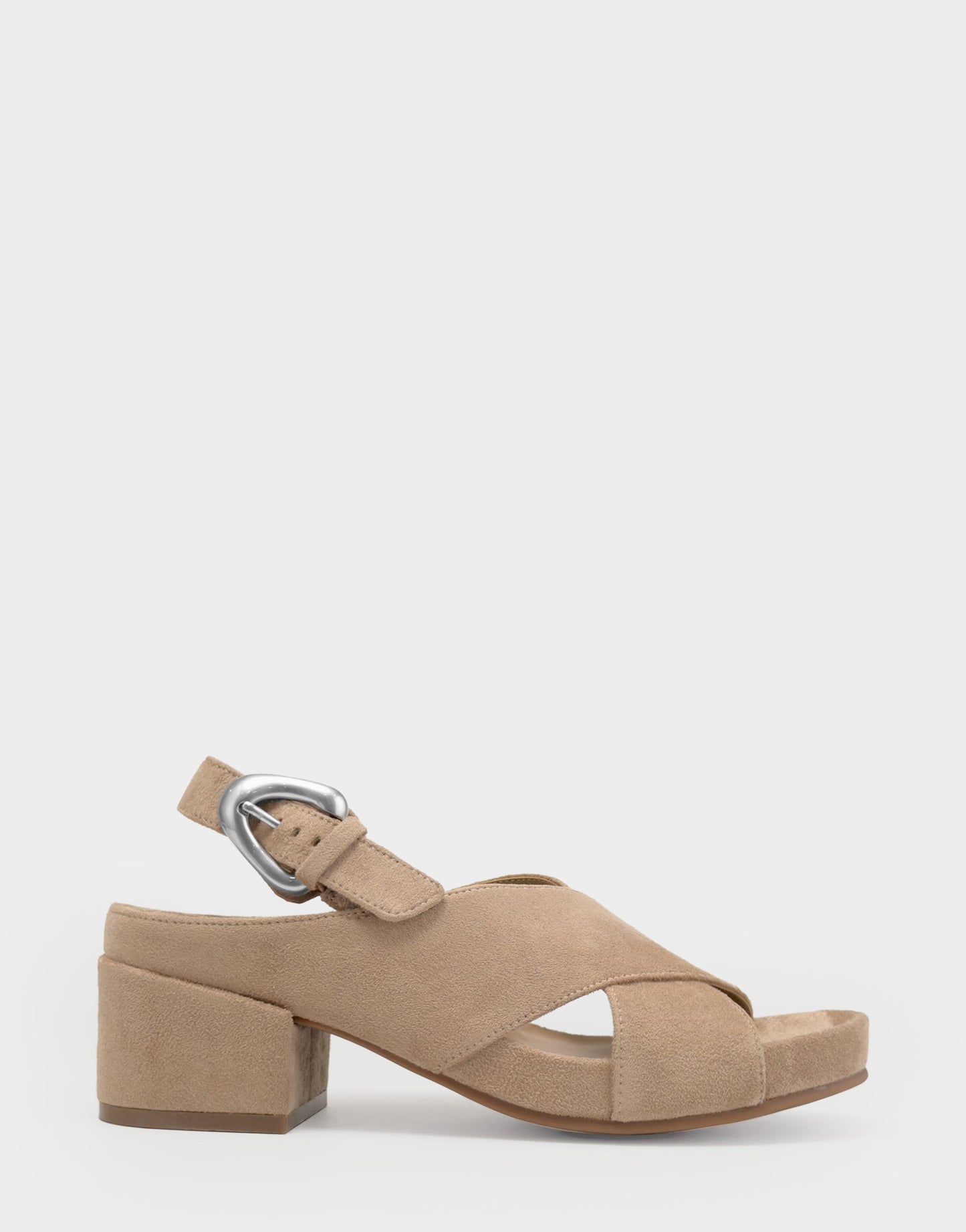 Aerosoles Heeled Sandal in Natural