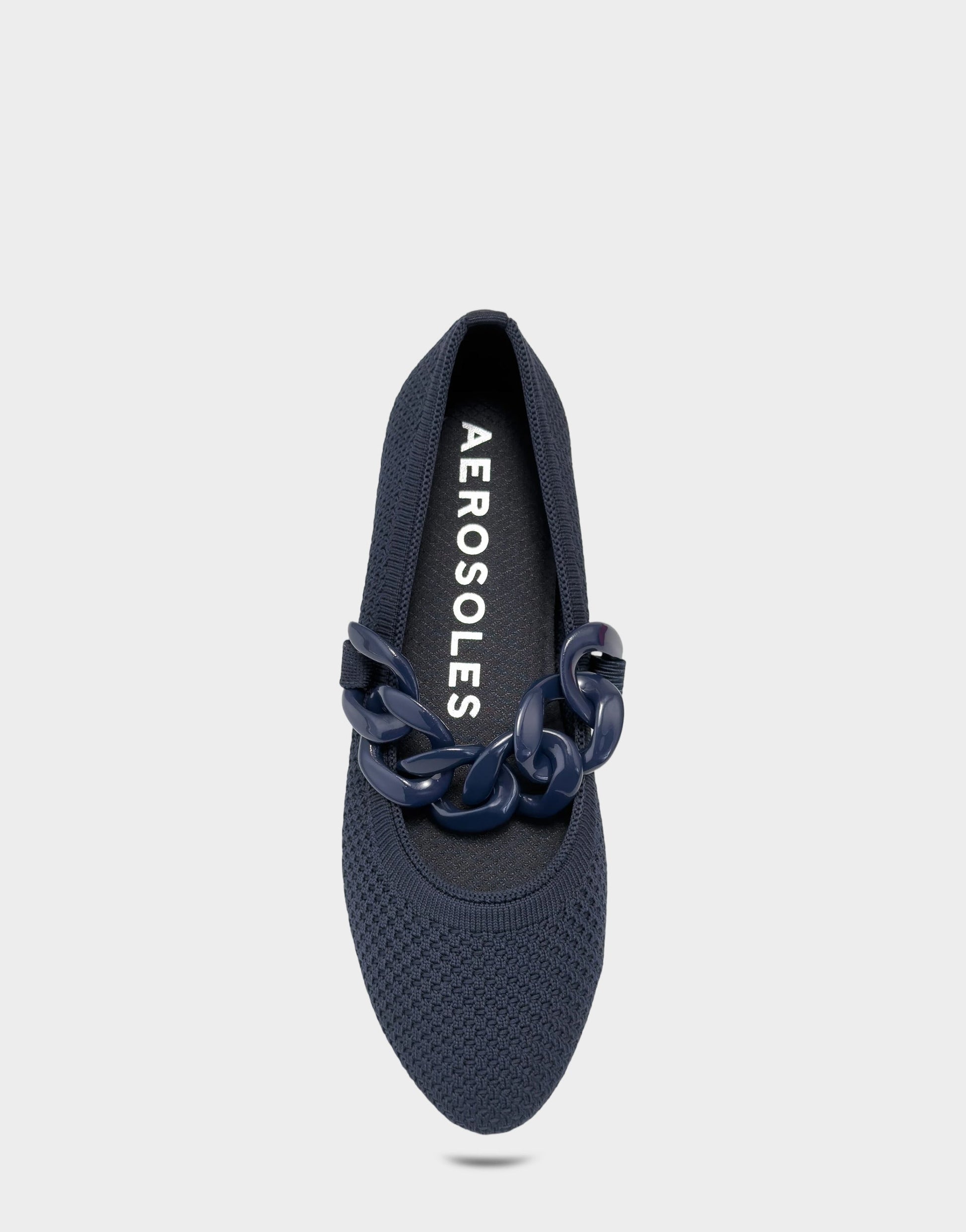 Aerosoles Knit Flat in Navy