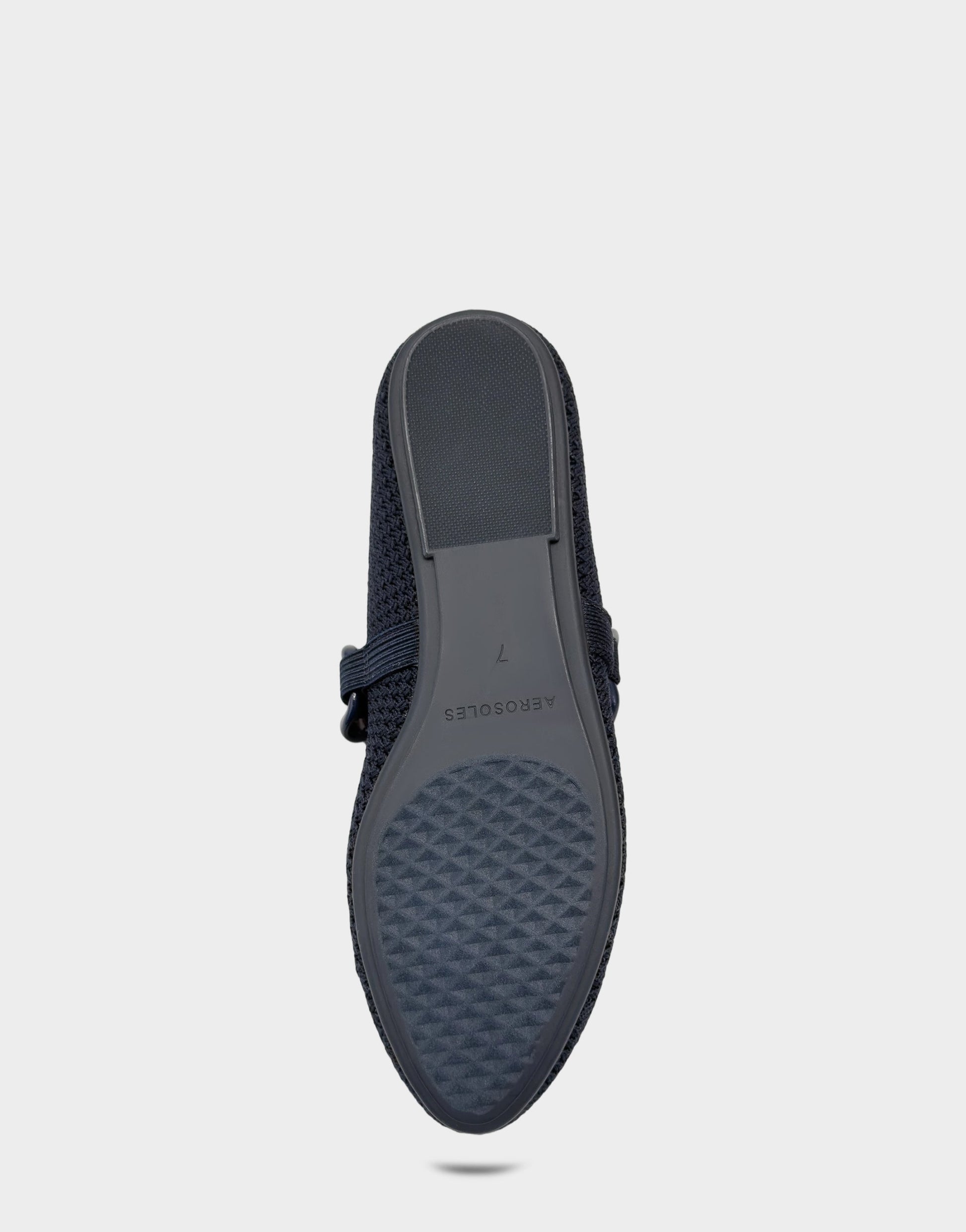 Aerosoles Knit Flat in Navy