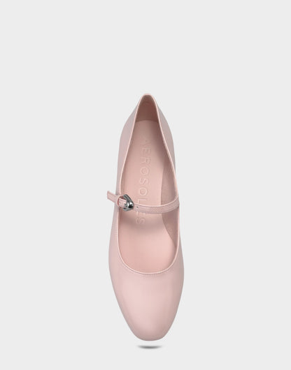 Aerosoles Flat In Pink Patent