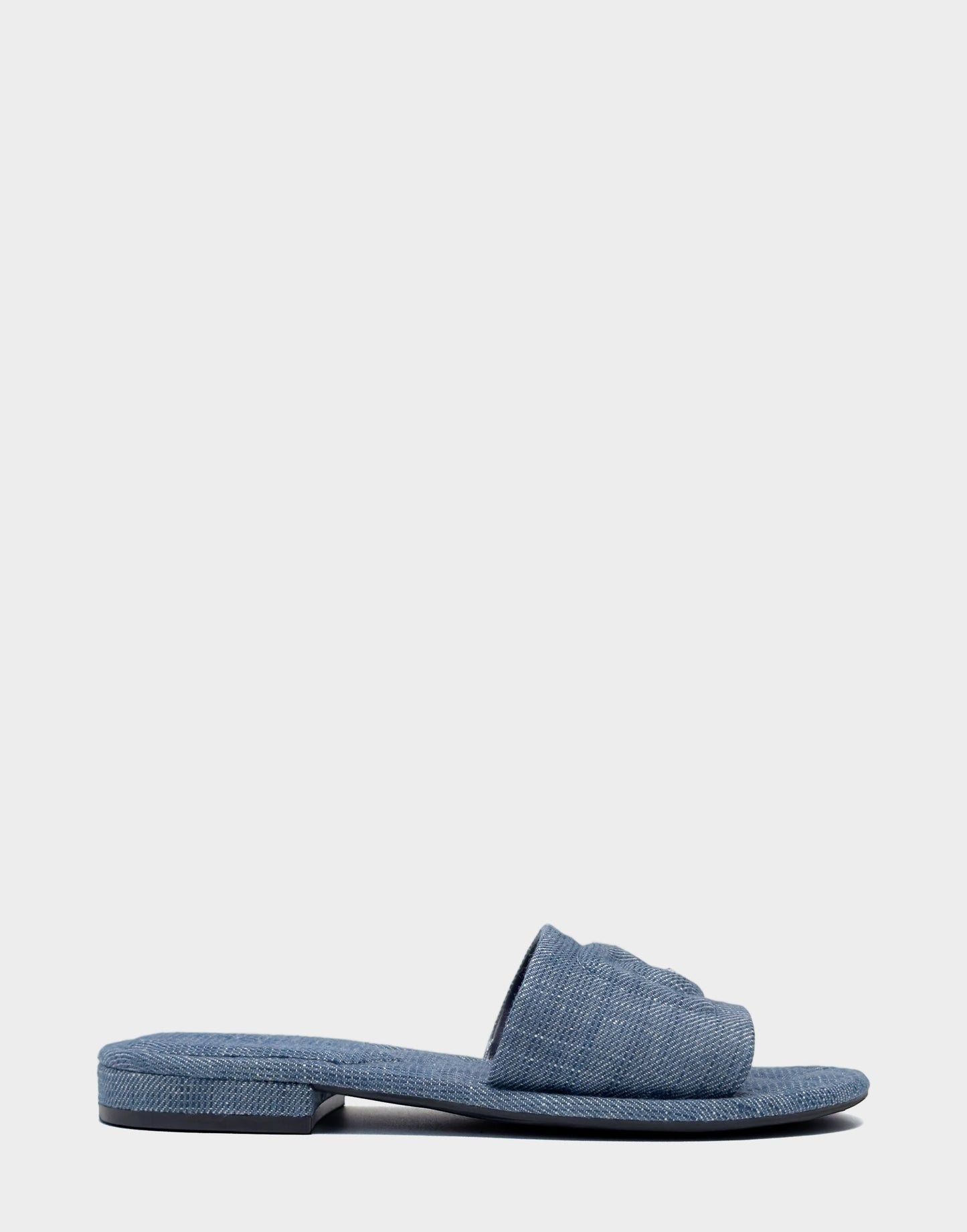 Aerosoles Flat Sandal in Blue Denim