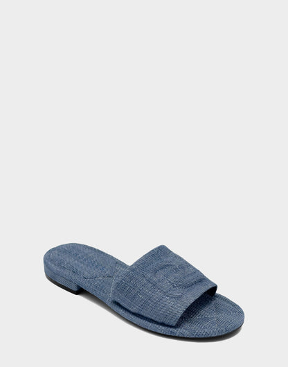Aerosoles Flat Sandal in Blue Denim