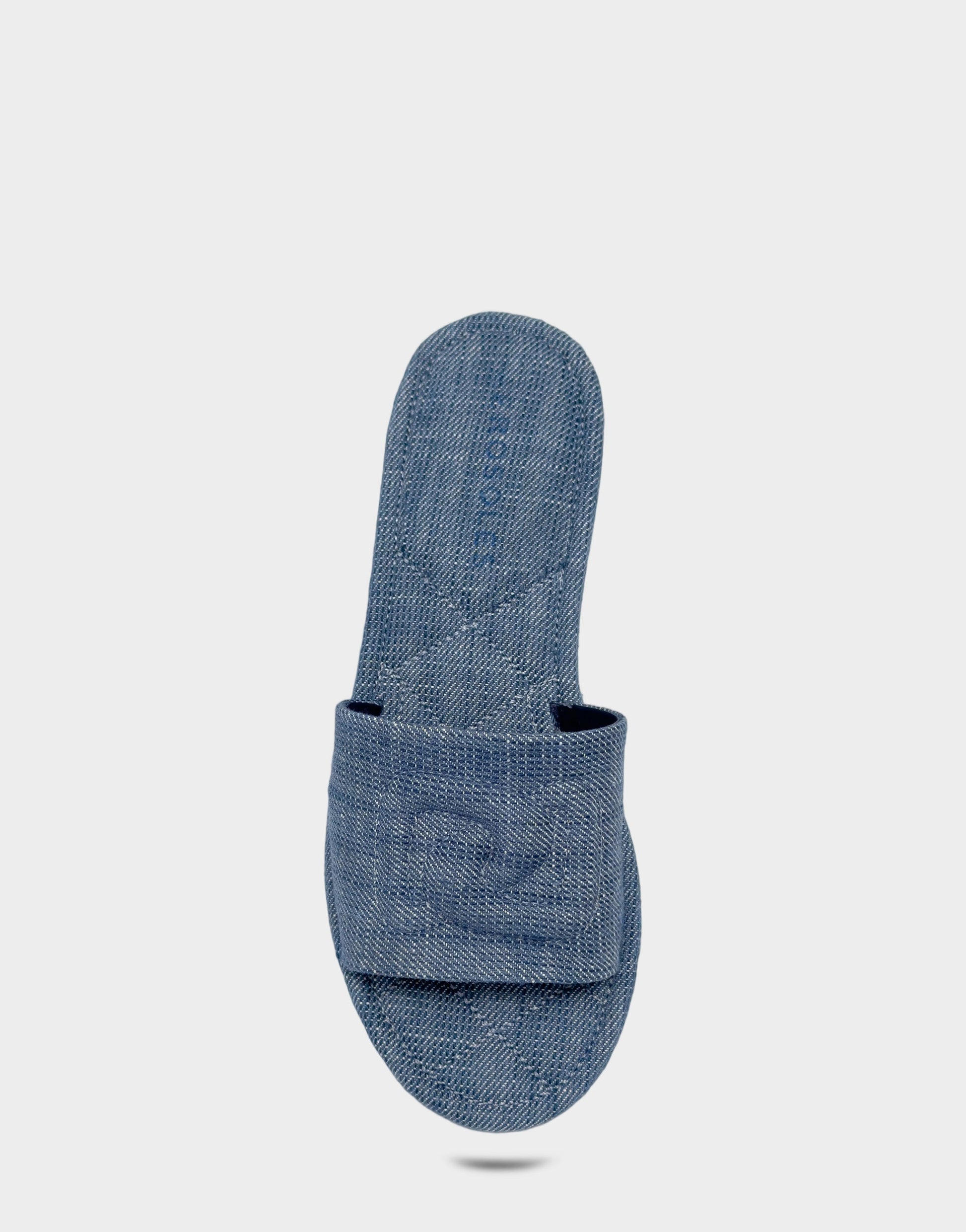 Aerosoles Flat Sandal in Blue Denim