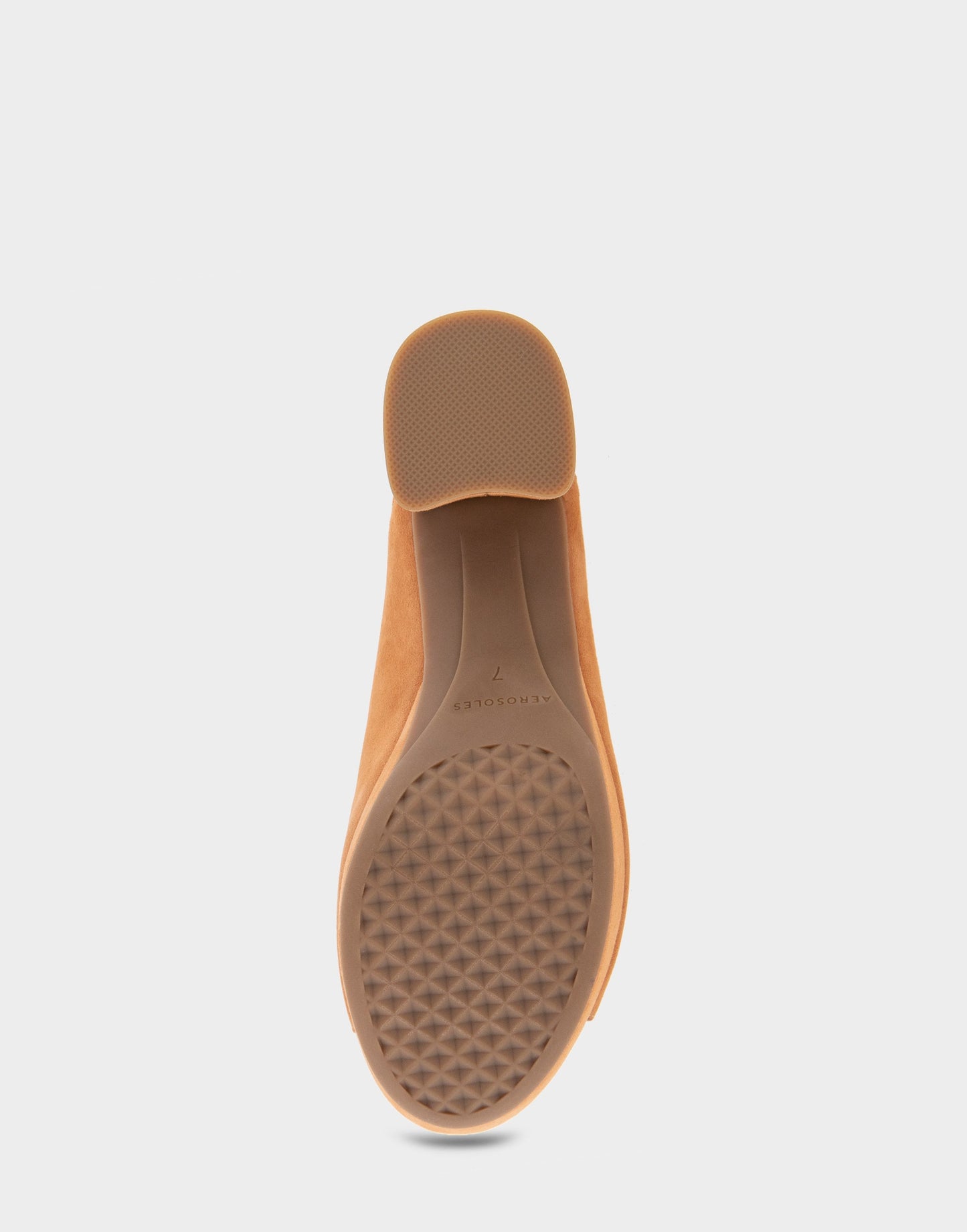 Aerosoles Peep Toe Platform Sandal in Tan