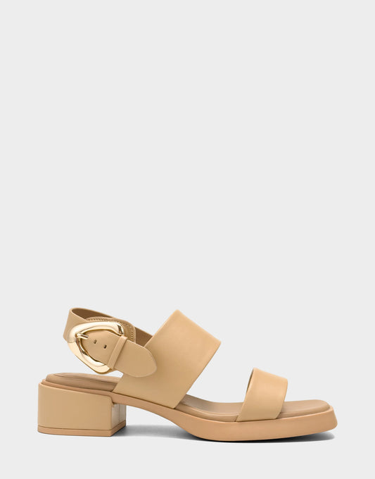 Aerosoles Heeled Sandal in Beige