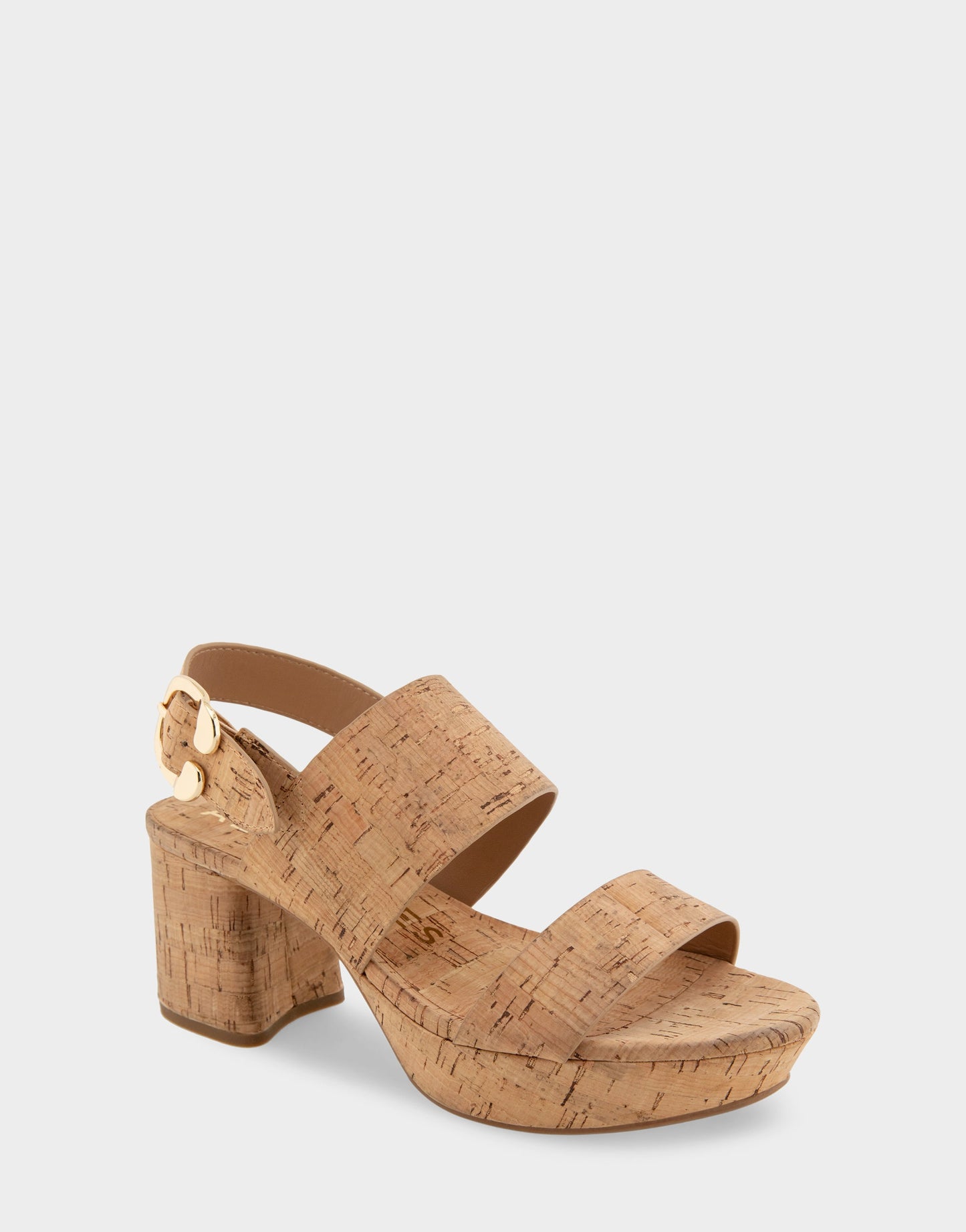 Aerosoles Platform Sandals in Natural Cork