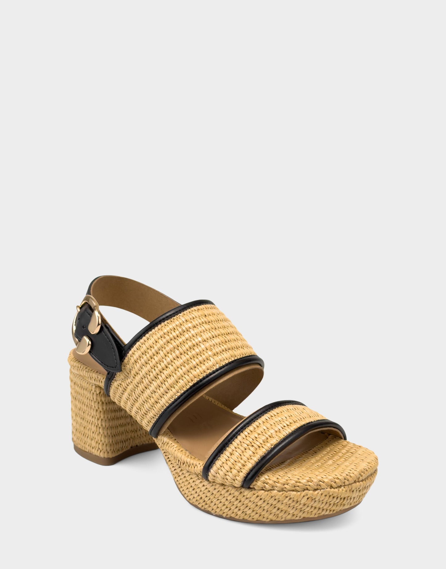 Aerosoles Platform Sandal in Natural