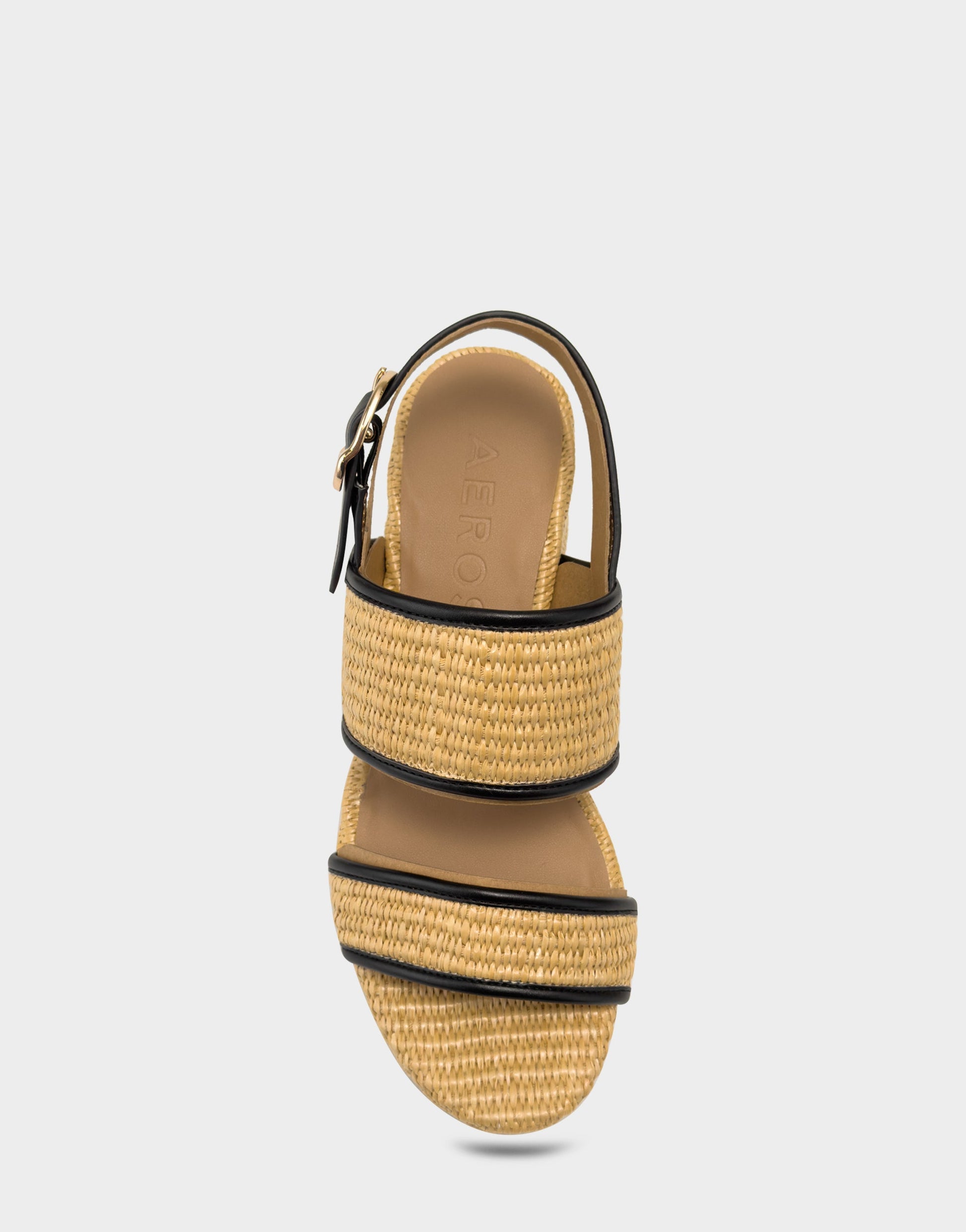 Aerosoles Platform Sandal in Natural